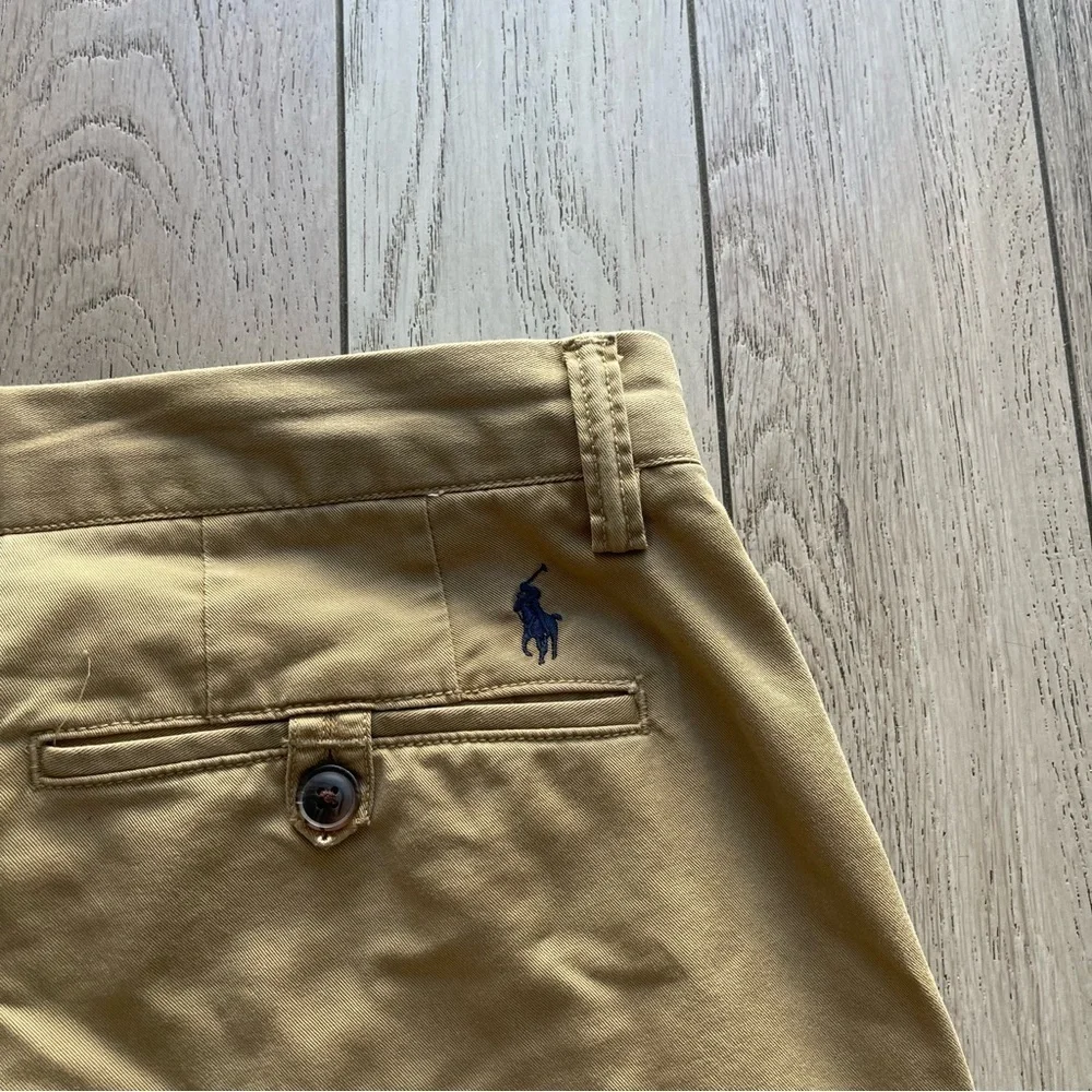 Ralph Lauren Men's Khaki Flat Front Shorts